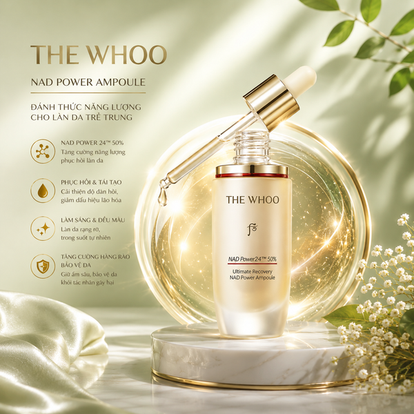 Tế Bào Gốc Cao Cấp Bichup The Whoo 30ml - The History of Whoo Ultimate Recovery NAD Power Ampoule