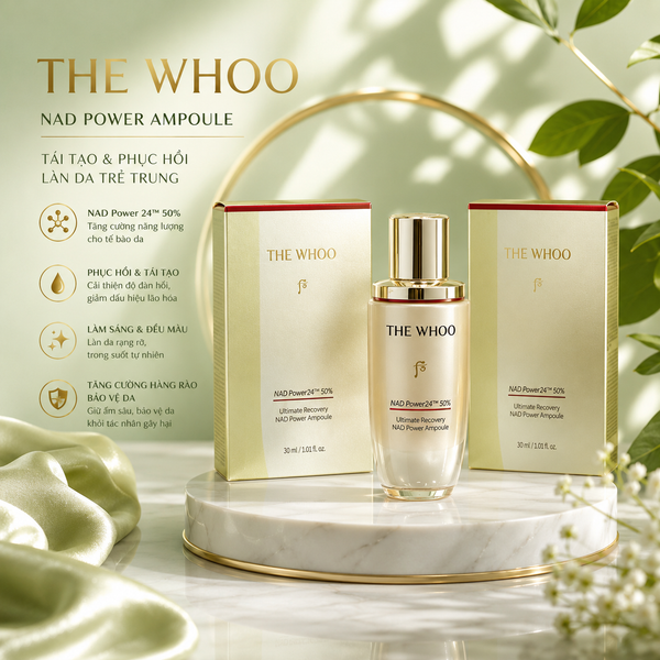 Tế Bào Gốc Cao Cấp Bichup The Whoo 30ml - The History of Whoo Ultimate Recovery NAD Power Ampoule
